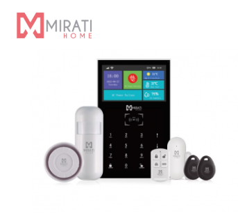 Mirati Kit Sistema de Alarma MKA-01, Inalámbrico, 1 Zona de Alarma, 1 Sensor de Movimiento, 1 Sensor Puerta/Ventana, con Panel de Control